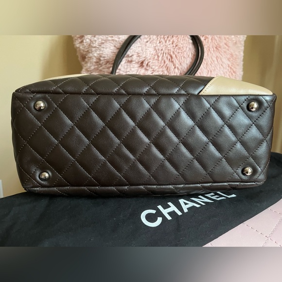 Chanel Cambon Large Rectangle Quilted VTG Handbag 🤎 - Picture 15 of 16